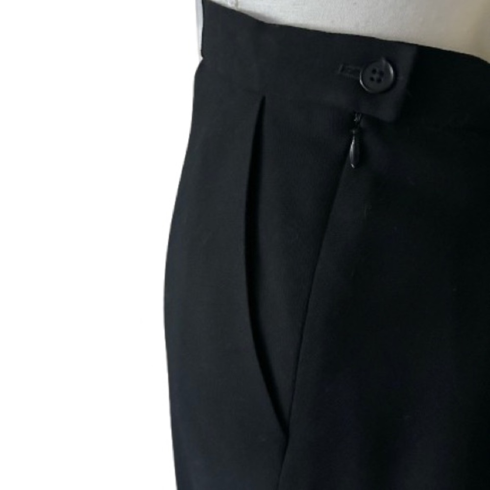Vintage Wool RALPH LAUREN 20W Midi Skirt Plus Size 2X Designer Long Preppy Logo - Picture 3 of 9